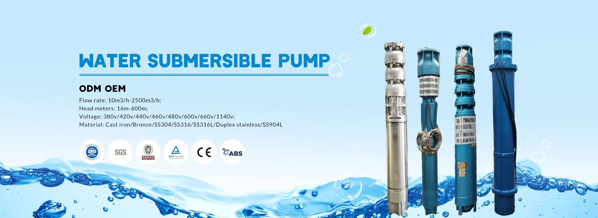 Deep Well Submersible Pump